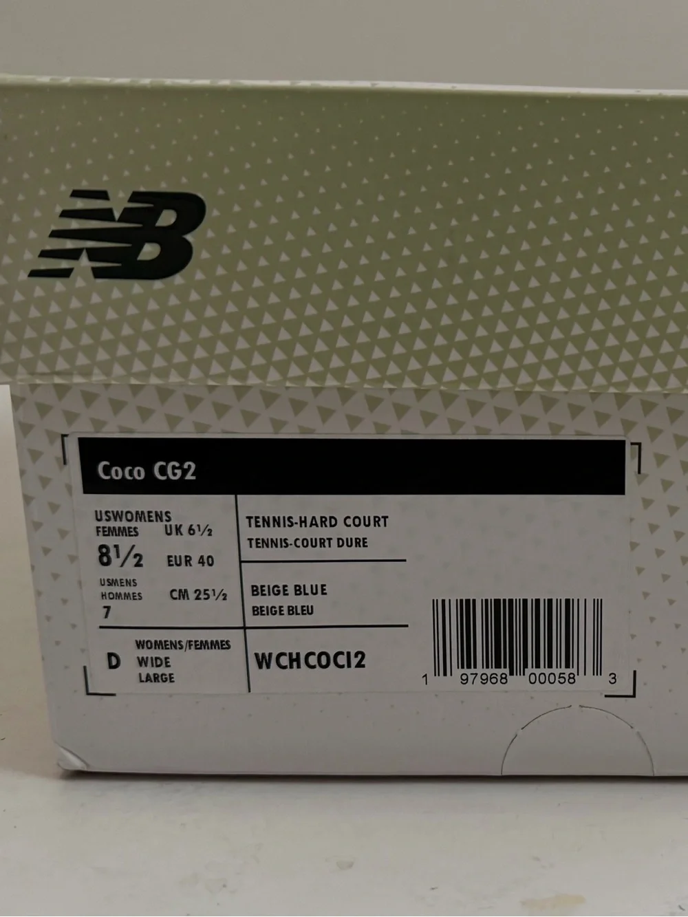 💠 NWT New Balance Coco CG2 Tennis Shoes Yellow Navy Size 8.5W Wide